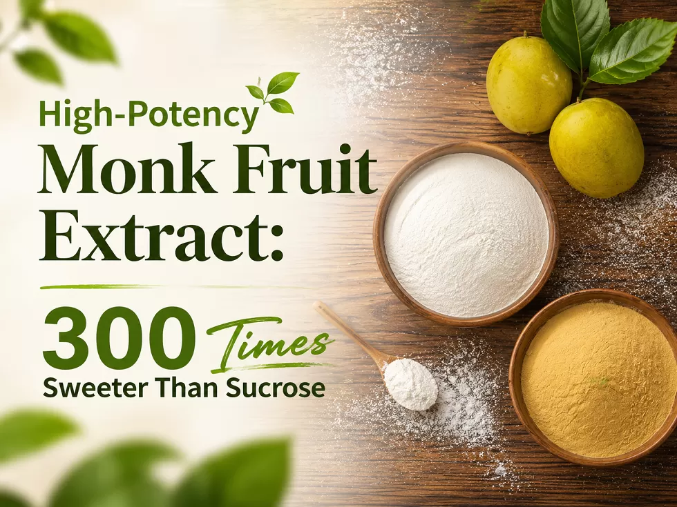 High Potency Monk Fruit Extract Sweetness Intensity
