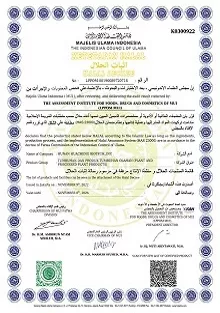 MUI HALAL Certification - WISC Biotech Co.,Ltd.