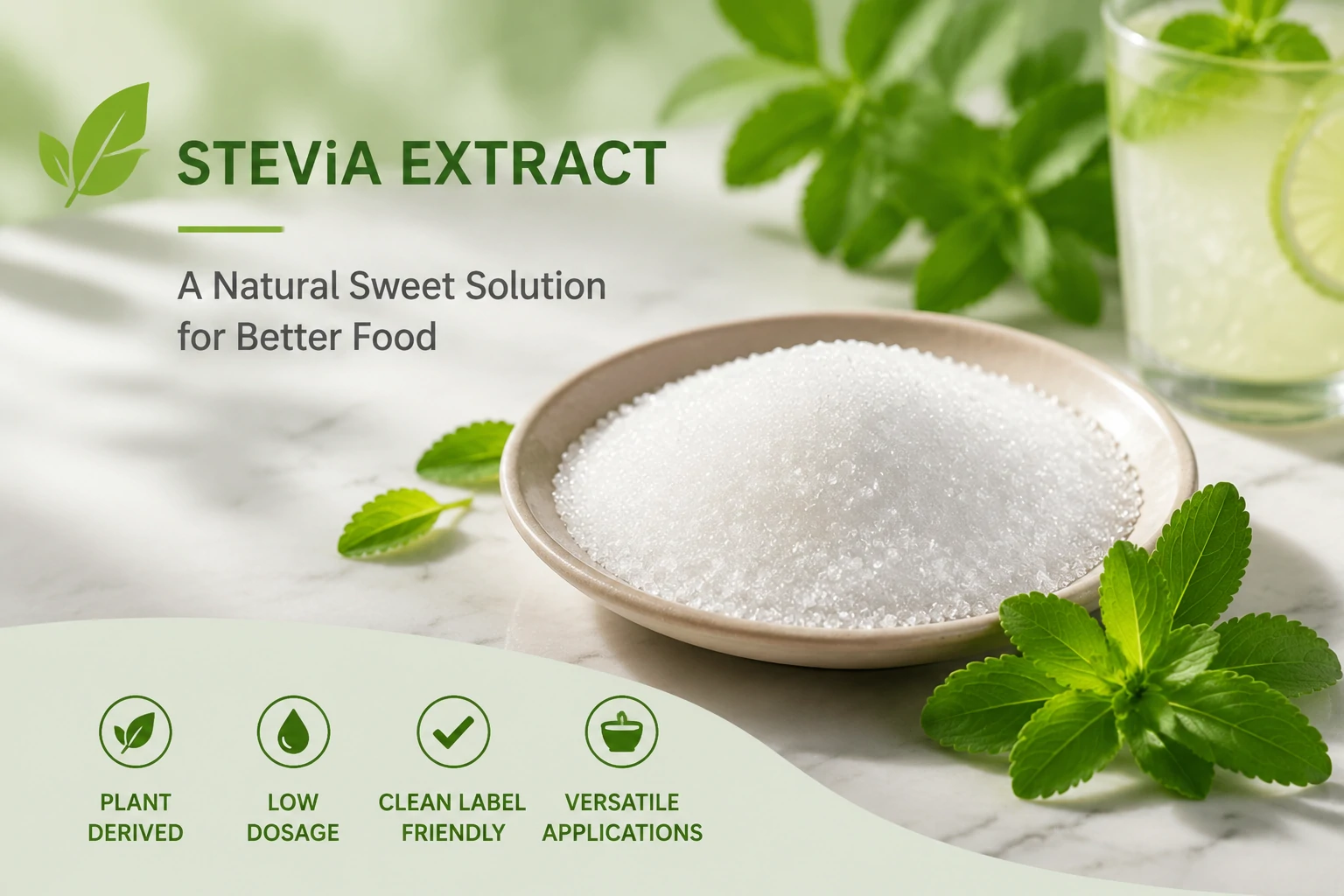 Stevia Extract Application Innovations in Food Industry