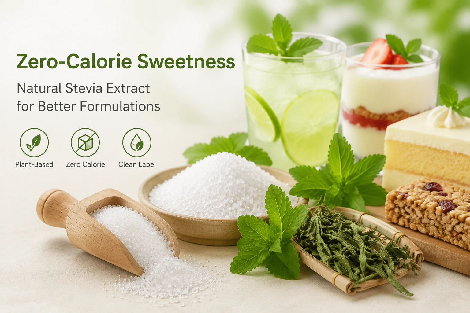 Zero Calorie Stevia Formulation Innovations